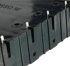 Батарейный отсек для аккумуляторов типа 18650 с плоским металлическим контактом и монтажом на плату