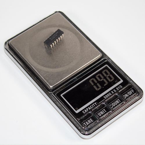 CD74HC14E - микросхема 6 триггеров Шмитта с инверсией (DIP-14) - оригинал TI