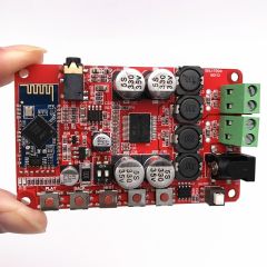 Модуль УНЧ на базе м/с TDA7492P c интегрированным Bluetooth (2*50Ватт, 8-25В)