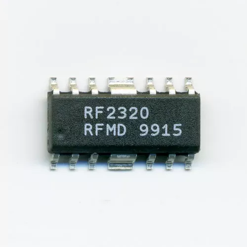 RF2320 – линейный усилитель ВЧ (5-2500МГц, 16 дБ, 1.6дБ, 22 дБм, 6-9В, SOP-16) – оригинал RFMD