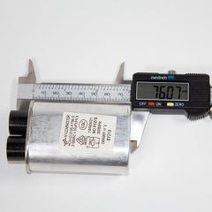 HCH-212105A - конденсатор высоковольтный (1.07мкФ±3%, 2100В AC, 10МОм, 50х33х90мм, QC-2*2) - производство Elcomtec